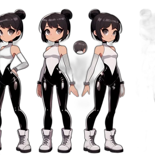 concept art, anime, 3d render, cartoon transparent PNG cut-out