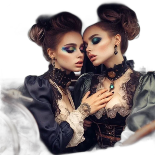 jewelry, dress, mask, face transparent PNG cut-out