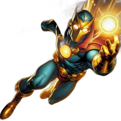 comic book art, concept art, fantasy art, 3d render transparent PNG cut-out