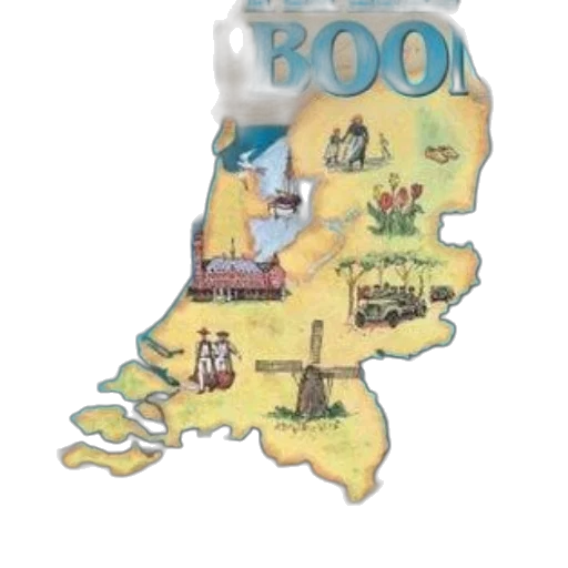book, cover, featuring, map transparent PNG cut-out