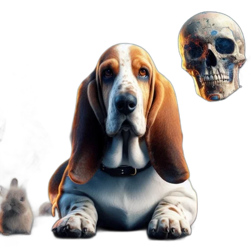 animal, concept art, 3d render, photorealistic transparent PNG cut-out