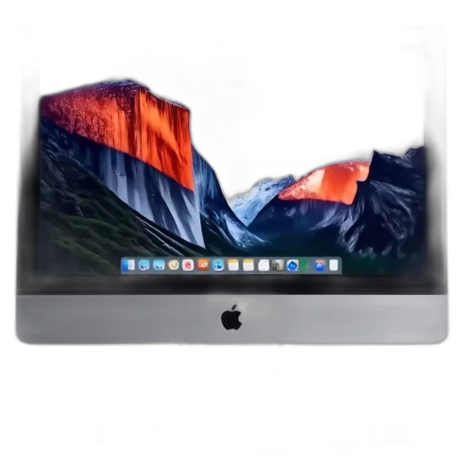 apple, imac, inch, intel transparent PNG cut-out