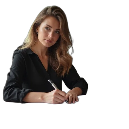staff, jacket, face, jewelry transparent PNG cut-out
