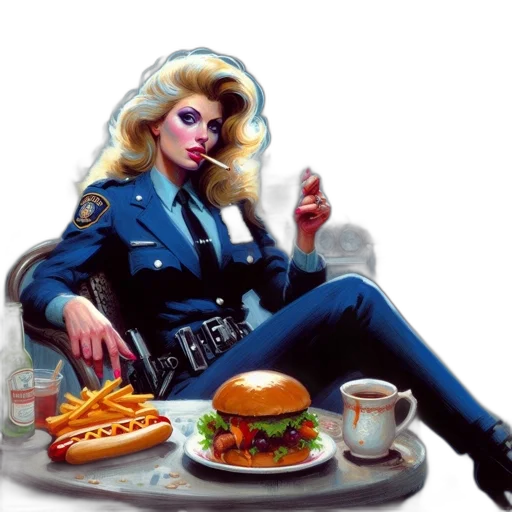 food, jacket, robot, concept art transparent PNG cut-out