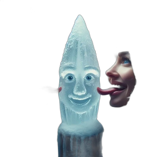 staff, face, bottle, creature transparent PNG cut-out