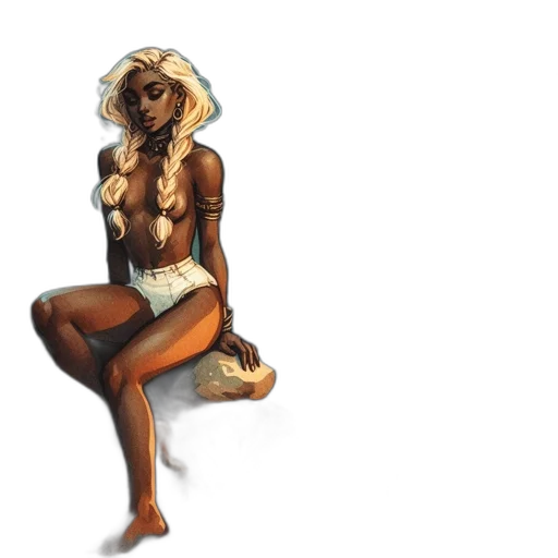 dress, staff, concept art, fantasy art transparent PNG cut-out