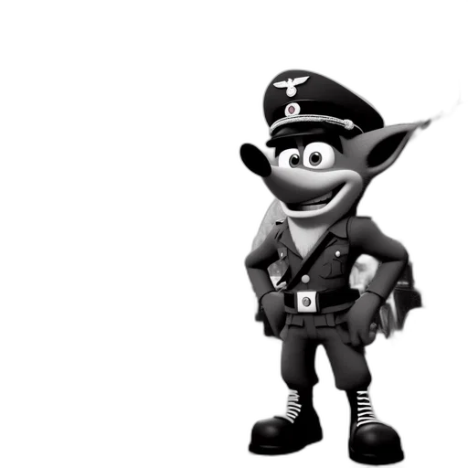 staff, hat, weapon, robot transparent PNG cut-out