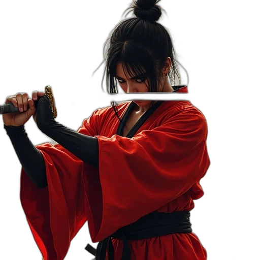 staff, sword, weapon, photorealistic transparent PNG cut-out
