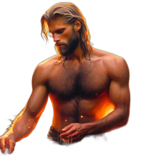hair, sword, fantasy art, concept art transparent PNG cut-out