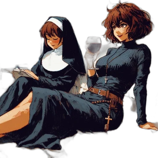 concept art, comic book art, anime, fantasy art transparent PNG cut-out