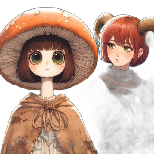 hat, mask, creature, face transparent PNG cut-out