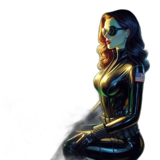 comic book art, concept art, 3d render, fantasy art transparent PNG cut-out