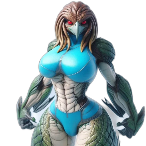 creature, animal, 3d render, concept art transparent PNG cut-out