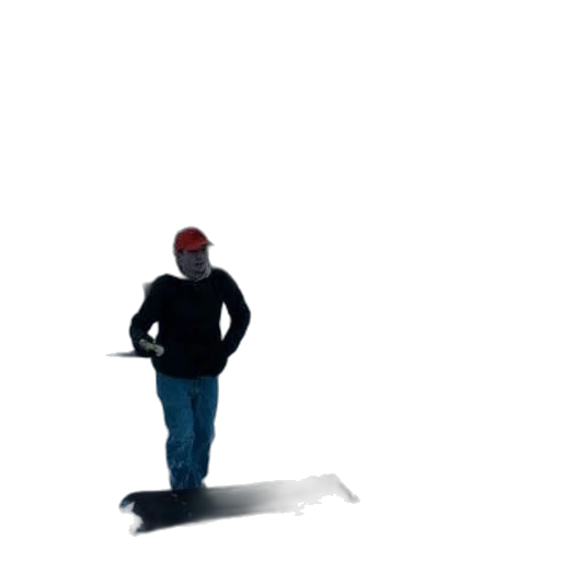 staff, hat, robot, creature transparent PNG cut-out