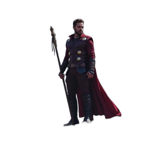 sword, staff, weapon, jacket transparent PNG cut-out
