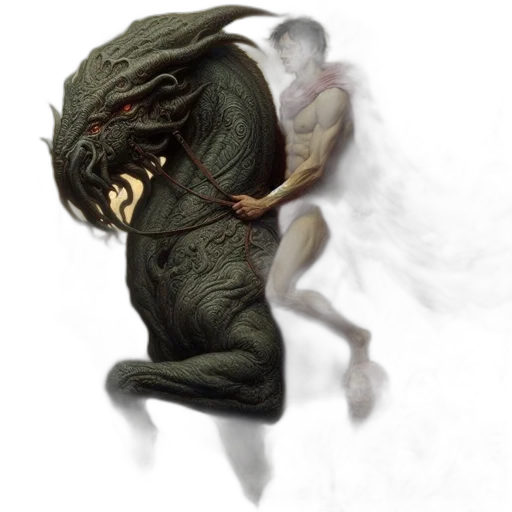 dragon, creature, mask, face transparent PNG cut-out