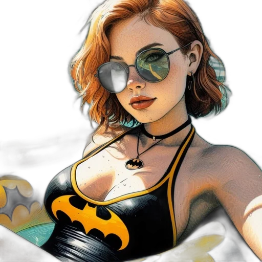 comic book art, cartoon, concept art, fantasy art transparent PNG cut-out
