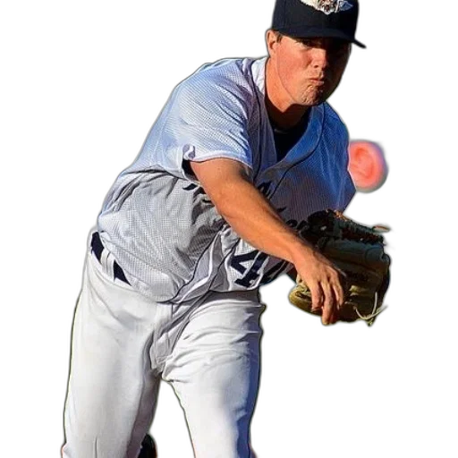 staff, baseball, player, wearing transparent PNG cut-out