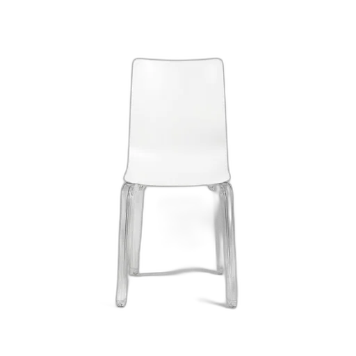 furniture, 3d render, white, chair transparent PNG cut-out