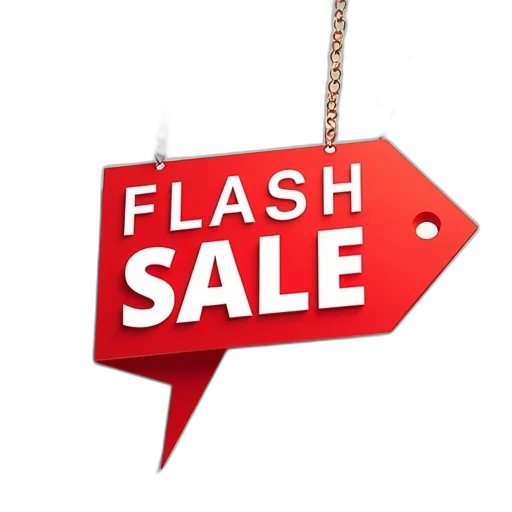 flash, sale, sign, arrows transparent PNG cut-out