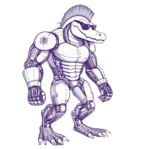 creature, robot, animal, dragon transparent PNG cut-out