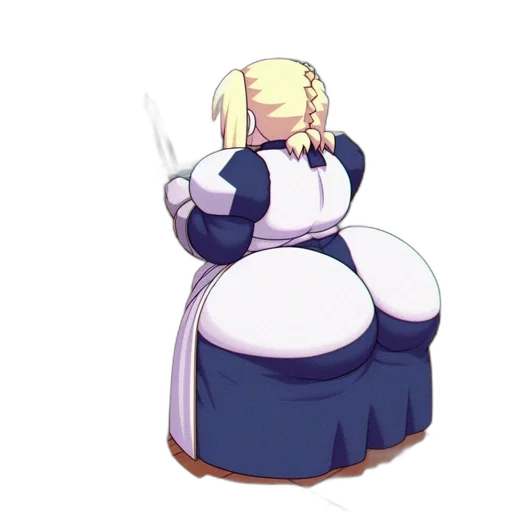 dress, staff, weapon, robot transparent PNG cut-out