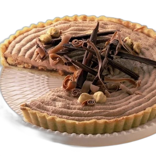 food, earth tones, chocolate, tart transparent PNG cut-out