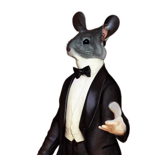 animal, jacket, staff, hat transparent PNG cut-out