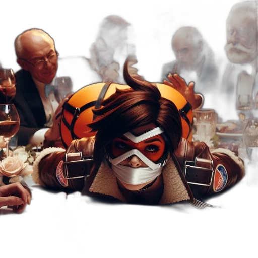mask, concept art, comic book art, fantasy art transparent PNG cut-out