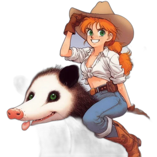 animal, hat, creature, weapon transparent PNG cut-out