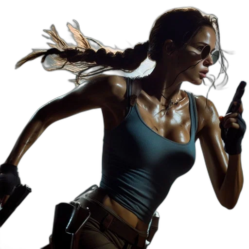 weapon, concept art, comic book art, cyberpunk transparent PNG cut-out