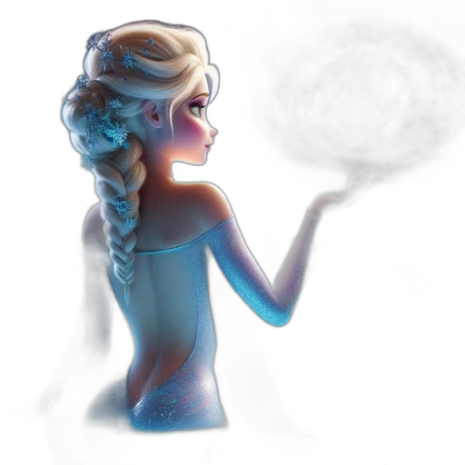 dress, staff, crown, concept art transparent PNG cut-out