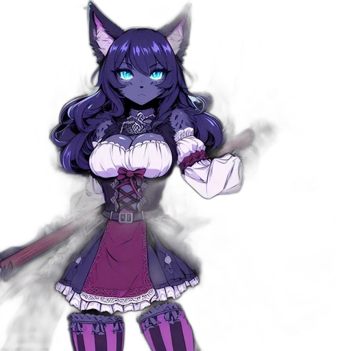 staff, dress, concept art, fantasy art transparent PNG cut-out