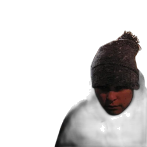 hat, jacket, face, mask transparent PNG cut-out
