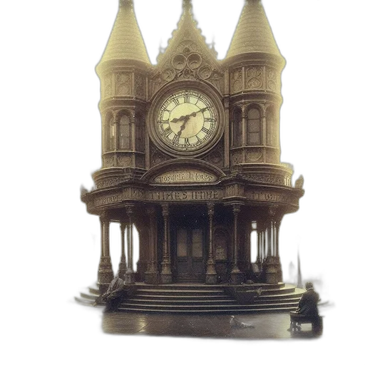 building, crown, 3d render, concept art transparent PNG cut-out