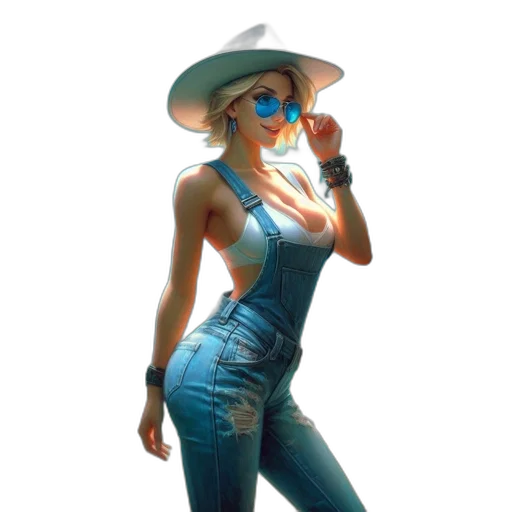 hat, staff, dress, weapon transparent PNG cut-out