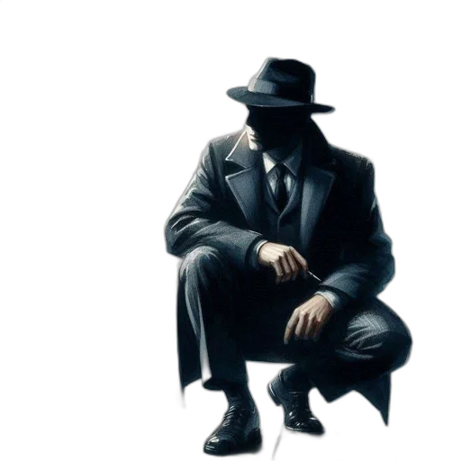 hat, jacket, umbrella, face transparent PNG cut-out