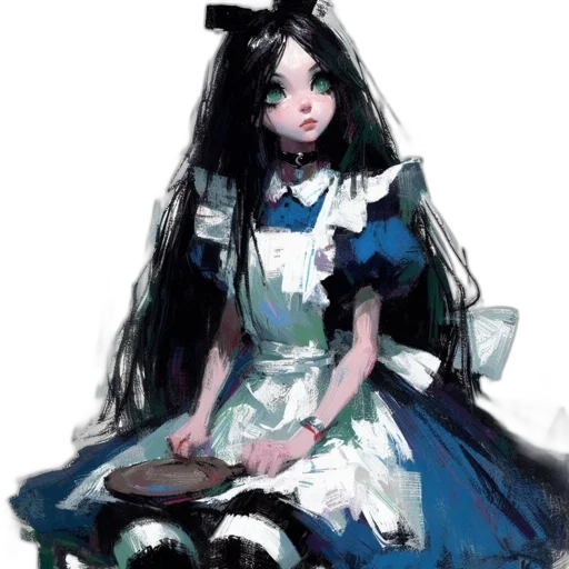 dress, creature, robot, face transparent PNG cut-out