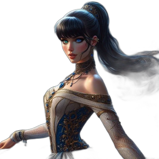 staff, dress, sword, face transparent PNG cut-out