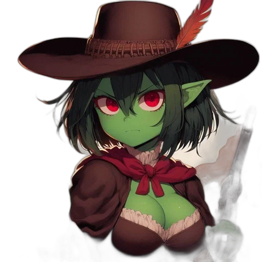 hat, staff, mask, dragon transparent PNG cut-out