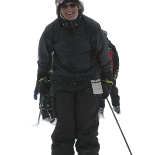 staff, jacket, person, black transparent PNG cut-out