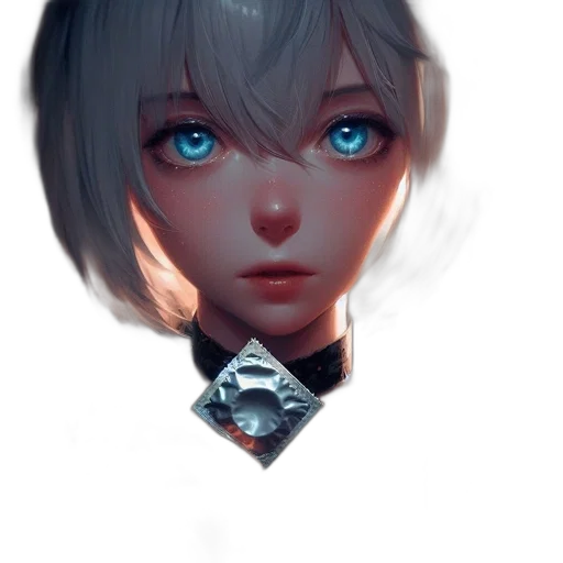 face, robot, mask, crown transparent PNG cut-out
