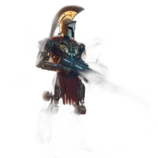 sword, robot, staff, weapon transparent PNG cut-out