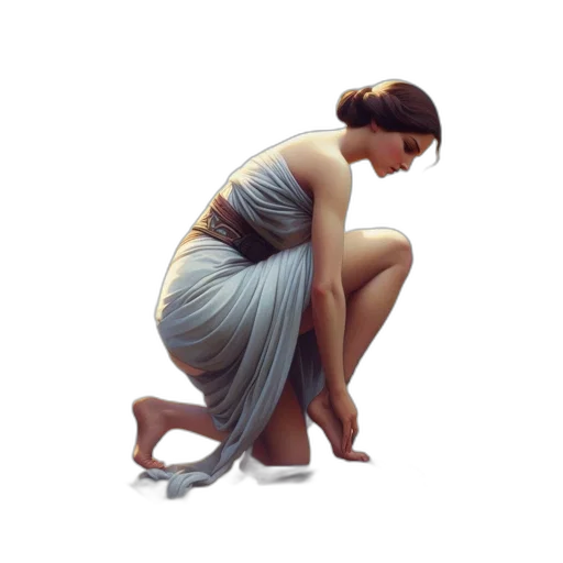 dress, shoes, jewelry, creature transparent PNG cut-out