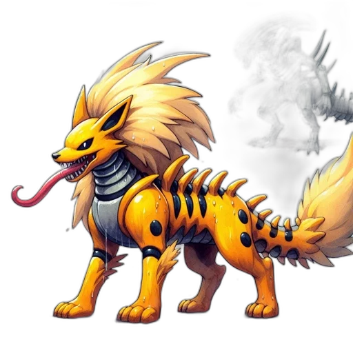 dragon, creature, staff, animal transparent PNG cut-out