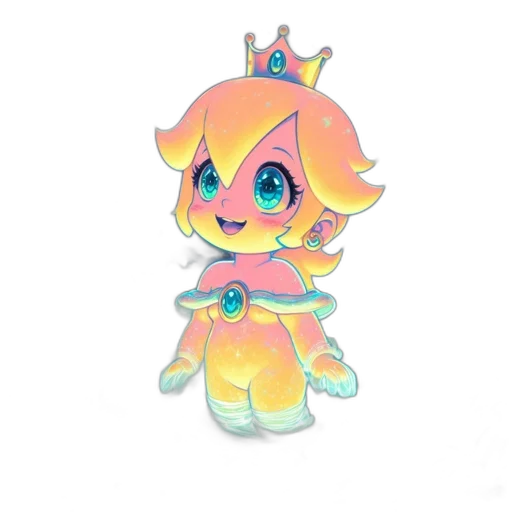 crown, staff, jewelry, creature transparent PNG cut-out