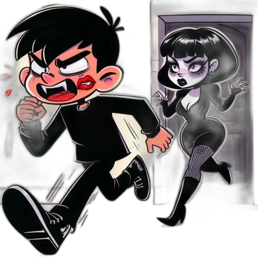concept art, cartoon, comic book art, anime transparent PNG cut-out