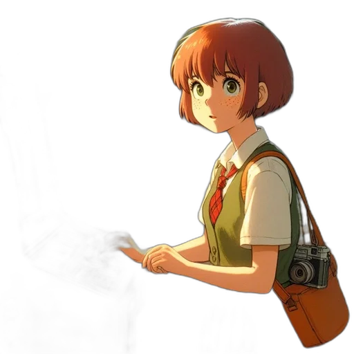 staff, dress, face, weapon transparent PNG cut-out