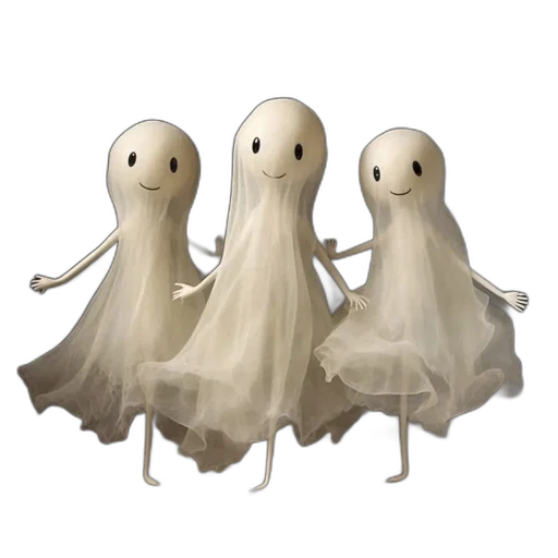 dress, mask, 3d render, concept art transparent PNG cut-out