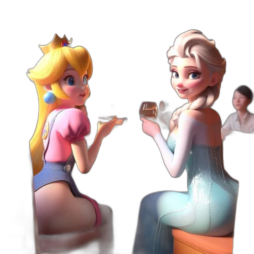 dress, crown, food, concept art transparent PNG cut-out